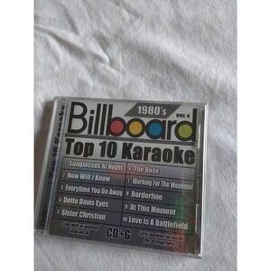Billboard Top 10 Karaoke 1980s Volume 4‎ CDG Disc Music